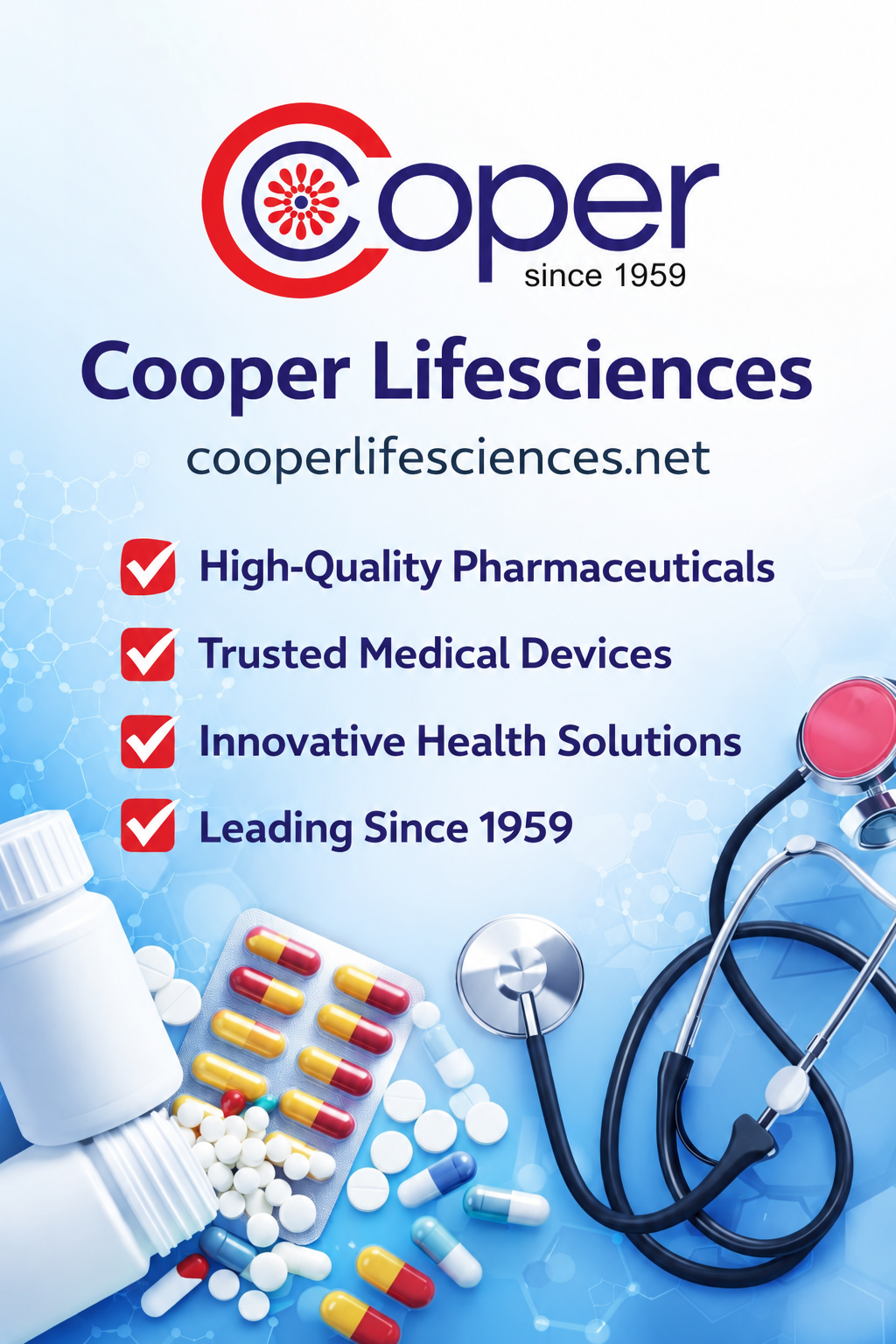 Cooper Lifesciences — High-quality pharmaceuticals and health solutions since 1959